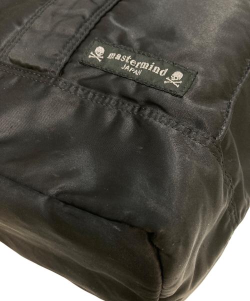 Mastermind JAPAN（マスターマインド ジャパン）Mastermind JAPAN (マスターマインド ジャパン) PORTER (ポーター) 刺繍 コラボ トートバッグ ブラックの古着・服飾アイテム
