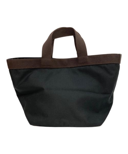 Herve Chapelier（エルベシャプリエ）Herve Chapelier (エルベシャプリエ) Boat Tote M ブラック×ブラウン サイズ:記載なしの古着・服飾アイテム