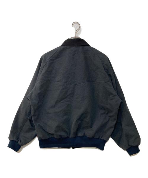 ASYNK（ASYNK）ASYNK (ASYNK) Cotton Duck Blouson Navy グレー サイズ:Lの古着・服飾アイテム