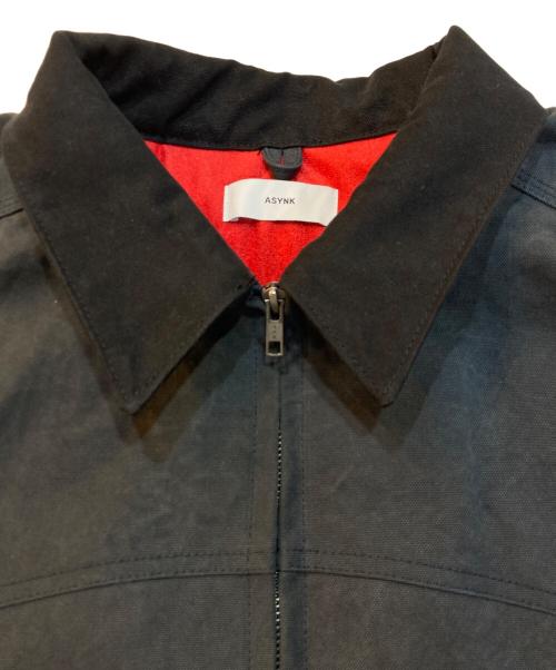 ASYNK（ASYNK）ASYNK (ASYNK) Cotton Duck Blouson Navy グレー サイズ:Lの古着・服飾アイテム