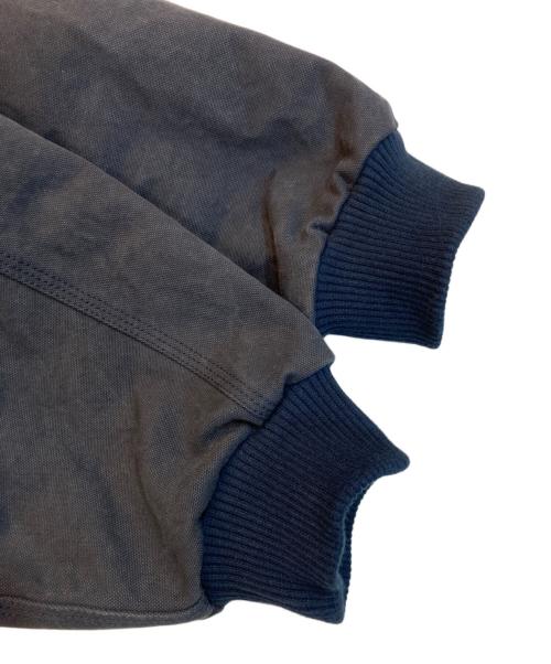 ASYNK（ASYNK）ASYNK (ASYNK) Cotton Duck Blouson Navy グレー サイズ:Lの古着・服飾アイテム