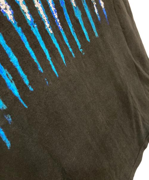 MINUS（マイナス）MINUS (マイナス) プリントTシャツ ブラック サイズ:LARGEの古着・服飾アイテム
