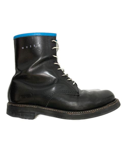 MUZE（ミューズ）MUZE (ミューズ) KIDS LOVE GAITE (キッズラブゲイト) 8ホールブーツ ブラック サイズ:7 1/2の古着・服飾アイテム