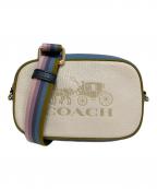 COACHコーチ）の古着「2WAYロゴショルダーバッグ」｜ホワイト