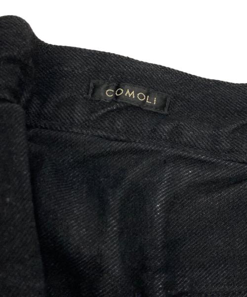 COMOLI（コモリ）COMOLI (コモリ) デニムオーバーパンツ ブラック サイズ:1の古着・服飾アイテム