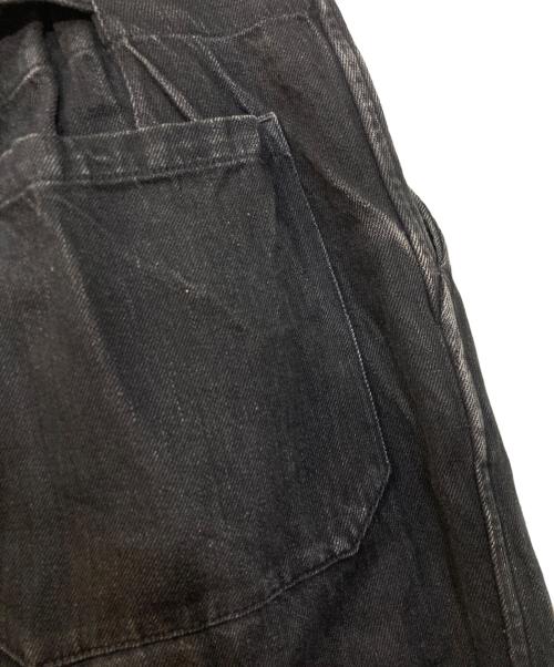 COMOLI（コモリ）COMOLI (コモリ) デニムオーバーパンツ ブラック サイズ:1の古着・服飾アイテム