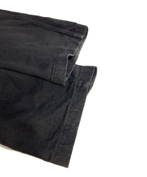 COMOLI（コモリ）COMOLI (コモリ) デニムオーバーパンツ ブラック サイズ:1の古着・服飾アイテム