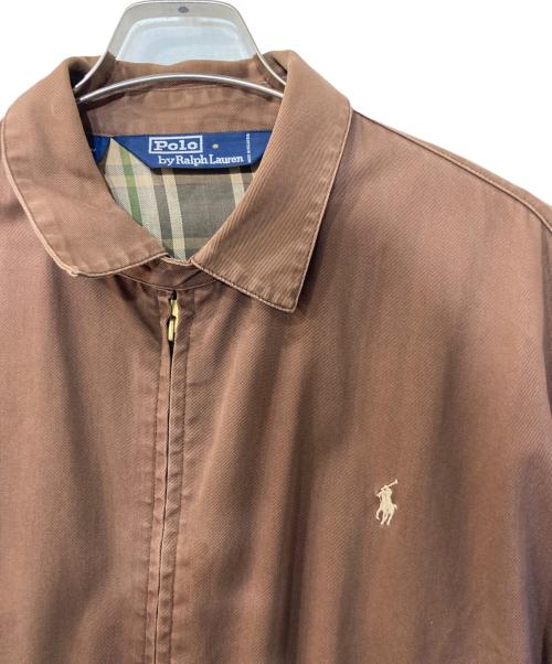 POLO RALPH LAUREN（ポロ・ラルフローレン）POLO RALPH LAUREN (ポロ・ラルフローレン) 90’S スイングトップ ブラウン サイズ:Ｌの古着・服飾アイテム