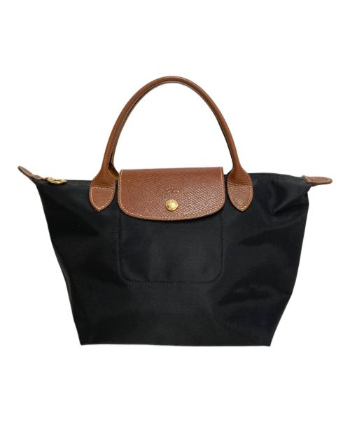 LONGCHAMP（ロンシャン）LONGCHAMP (ロンシャン) ル プリアージュ® オリジナル S  ハンドバッグ ブラックの古着・服飾アイテム