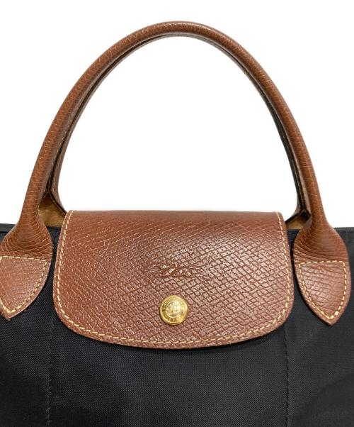 LONGCHAMP（ロンシャン）LONGCHAMP (ロンシャン) ル プリアージュ® オリジナル S  ハンドバッグ ブラックの古着・服飾アイテム