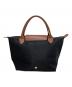LONGCHAMP (ロンシャン) ル プリアージュ® オリジナル S  ハンドバッグ ブラック：9000円