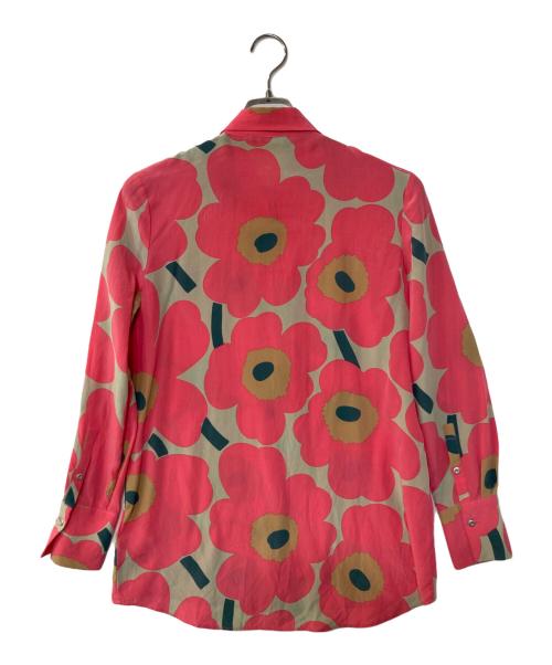 marimekko（マリメッコ）marimekko (マリメッコ) シルクウニッコ柄シャツ マルチカラー サイズ:34の古着・服飾アイテム