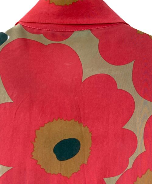 marimekko（マリメッコ）marimekko (マリメッコ) シルクウニッコ柄シャツ マルチカラー サイズ:34の古着・服飾アイテム