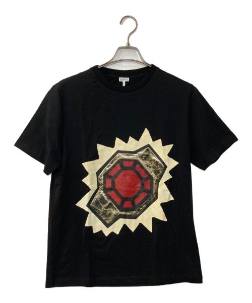 LOEWE（ロエベ）LOEWE (ロエベ) コラボプリントTEE ブラック サイズ:Sの古着・服飾アイテム
