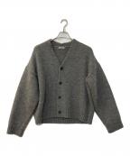 AURALEEオーラリー）の古着「SUPER MILLED KNIT BIG CARDIGAN」｜グレー