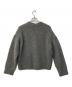 AURALEE (オーラリー) SUPER MILLED KNIT BIG CARDIGAN グレー サイズ:3：18000円
