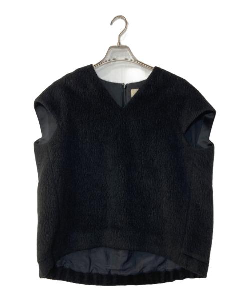 CYCLAS（シクラス）CYCLAS (シクラス) アルパカVネックベスト ブラック サイズ:36の古着・服飾アイテム
