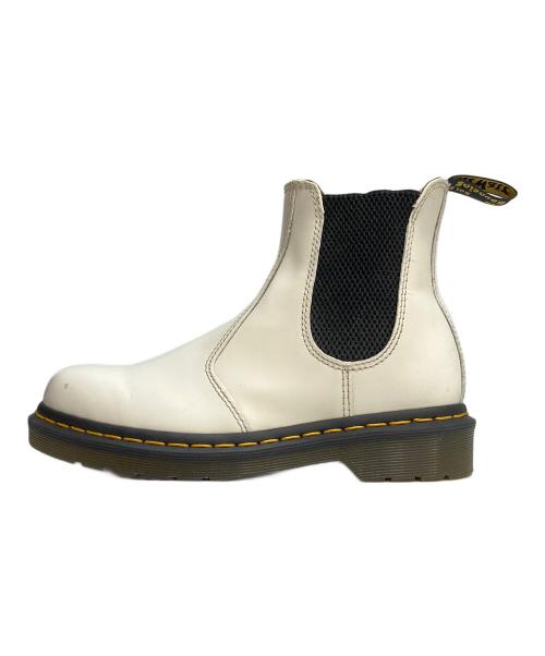 Dr.Martens（ドクターマーチン）Dr.Martens (ドクターマーチン) チェルシーブーツ サイドゴアブーツ ホワイト サイズ:UK4の古着・服飾アイテム