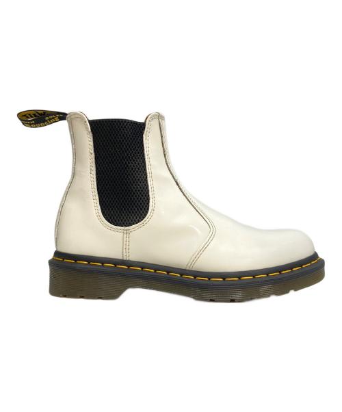 Dr.Martens（ドクターマーチン）Dr.Martens (ドクターマーチン) チェルシーブーツ サイドゴアブーツ ホワイト サイズ:UK4の古着・服飾アイテム