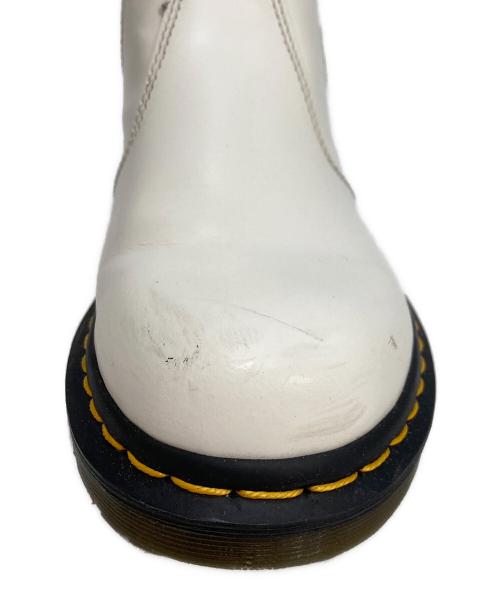 Dr.Martens（ドクターマーチン）Dr.Martens (ドクターマーチン) チェルシーブーツ サイドゴアブーツ ホワイト サイズ:UK4の古着・服飾アイテム