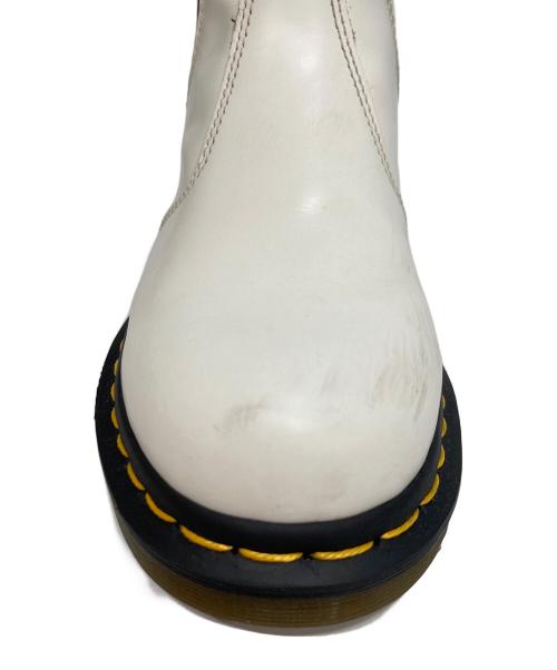 Dr.Martens（ドクターマーチン）Dr.Martens (ドクターマーチン) チェルシーブーツ サイドゴアブーツ ホワイト サイズ:UK4の古着・服飾アイテム