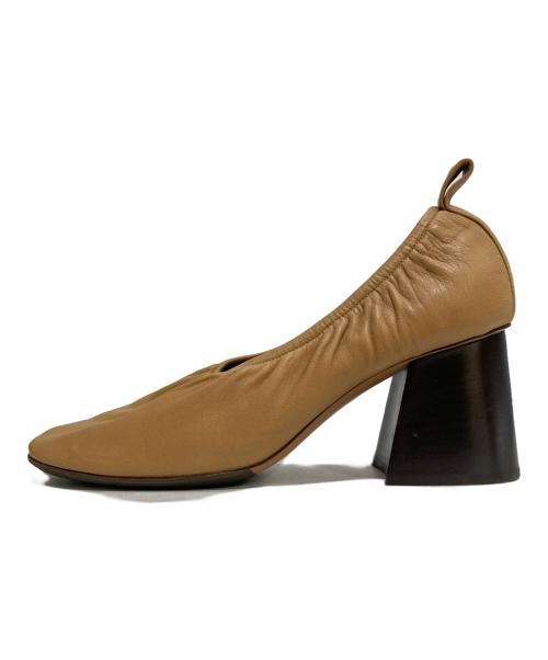 CELINE（セリーヌ）CELINE (セリーヌ) ソフトバレリーナ パンプス ブラウン サイズ:37.5の古着・服飾アイテム