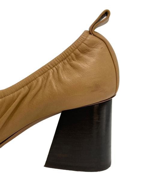 CELINE（セリーヌ）CELINE (セリーヌ) ソフトバレリーナ パンプス ブラウン サイズ:37.5の古着・服飾アイテム