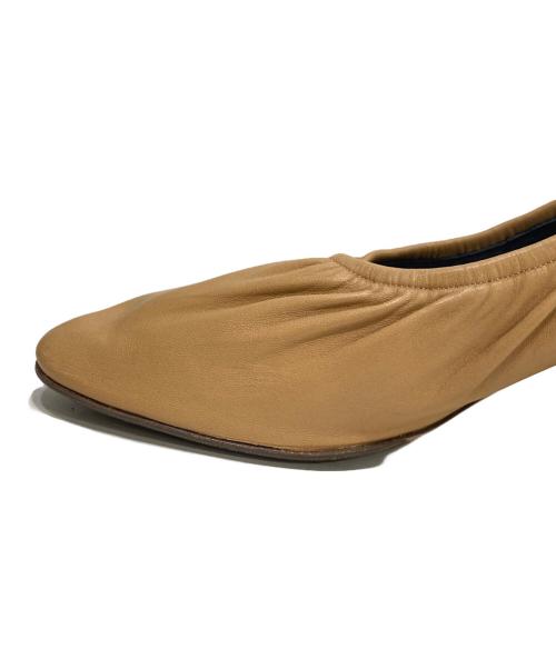 CELINE（セリーヌ）CELINE (セリーヌ) ソフトバレリーナ パンプス ブラウン サイズ:37.5の古着・服飾アイテム
