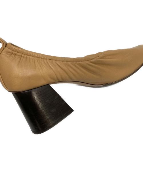 CELINE（セリーヌ）CELINE (セリーヌ) ソフトバレリーナ パンプス ブラウン サイズ:37.5の古着・服飾アイテム