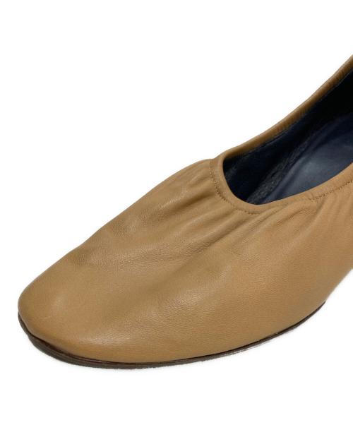 CELINE（セリーヌ）CELINE (セリーヌ) ソフトバレリーナ パンプス ブラウン サイズ:37.5の古着・服飾アイテム