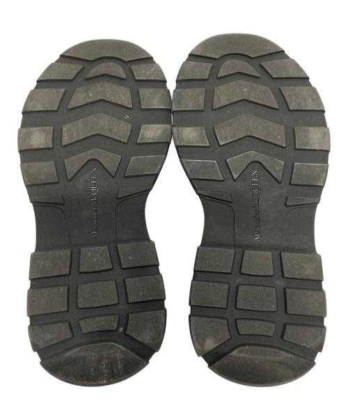 ALEXANDER McQUEEN（アレキサンダーマックイーン）ALEXANDER McQUEEN　 (アレキサンダーマックイーン) レースアップレザーブーツ ブラック サイズ:38の古着・服飾アイテム