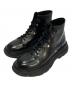 ALEXANDER McQUEEN　（アレキサンダーマックイーン）の古着「レースアップレザーブーツ」｜ブラック