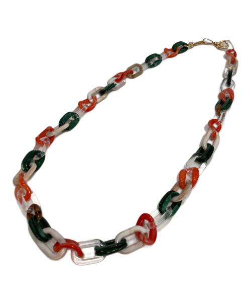 LACOQUEFRANCAISE（ラコックフランセーズ）LACOQUEFRANCAISE (ラコックフランセーズ) チェーン ショルダーストラップ マルチカラーの古着・服飾アイテム