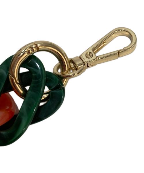 LACOQUEFRANCAISE（ラコックフランセーズ）LACOQUEFRANCAISE (ラコックフランセーズ) チェーン ショルダーストラップ マルチカラーの古着・服飾アイテム