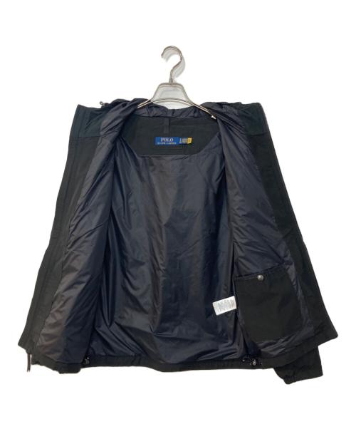 POLO RALPH LAUREN（ポロ・ラルフローレン）POLO RALPH LAUREN (ポロ・ラルフローレン) ナイロンフーデッドジャケット ブラック サイズ:Sの古着・服飾アイテム