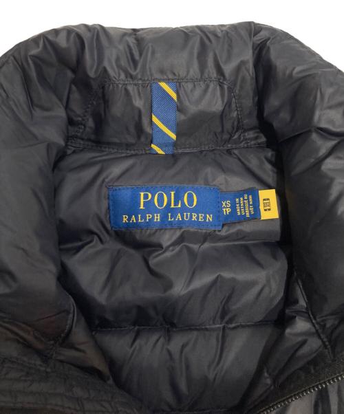 POLO RALPH LAUREN（ポロ・ラルフローレン）POLO RALPH LAUREN (ポロ・ラルフローレン) ダウンベスト ブラック サイズ:XSの古着・服飾アイテム