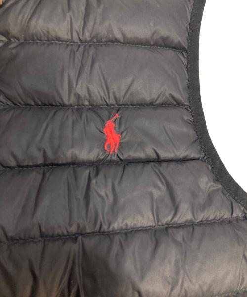 POLO RALPH LAUREN（ポロ・ラルフローレン）POLO RALPH LAUREN (ポロ・ラルフローレン) ダウンベスト ブラック サイズ:XSの古着・服飾アイテム