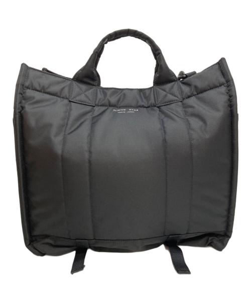 PORTER（ポーター）PORTER (ポーター) HYKE (ハイク) 2WAY TOTE BAG  ブラックの古着・服飾アイテム