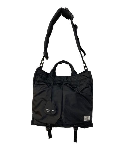PORTER（ポーター）PORTER (ポーター) HYKE (ハイク) 2WAY TOTE BAG  ブラックの古着・服飾アイテム