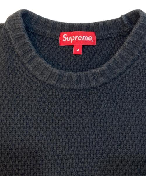 SUPREME（シュプリーム）Supreme (シュプリーム) Textured Small Box Sweater ブラック サイズ:Ｍの古着・服飾アイテム