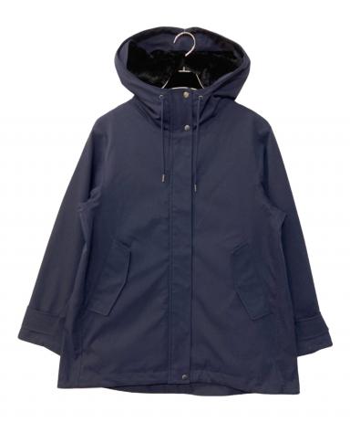 今季＊美品 プラステ ロング マウンテンパーカー ナイロンコート ネイビー PLST - 今季＊美品 プラステ ロング マウンテンパーカー ナイロン
