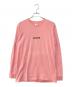 SUPREME（シュプリーム）の古着「Wild L/S Tee」｜ピンク