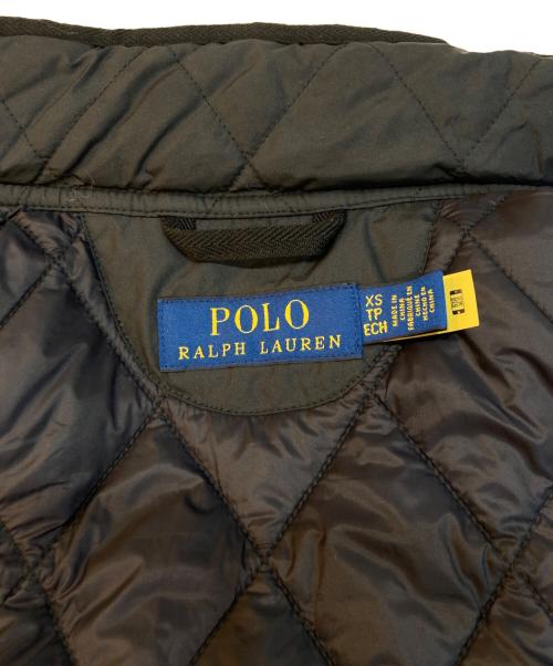POLO RALPH LAUREN（ポロ・ラルフローレン）POLO RALPH LAUREN (ポロ・ラルフローレン) キルティングパデットジャケット ブラック サイズ:XSの古着・服飾アイテム