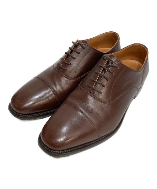SCOTCH GRAIN（スコッチグレイン）SCOTCH GRAIN (スコッチグレイン) ASSURANCE ストレートチップシューズ ブラウン サイズ:24.5の古着・服飾アイテム