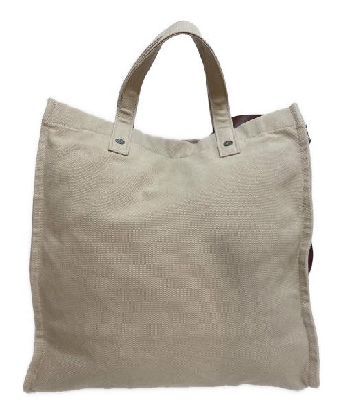 RRL（ダブルアールエル）RRL (ダブルアールエル) カーペンターキャンバストートバッグ ベージュ サイズ:35cm×36cm×14cmの古着・服飾アイテム