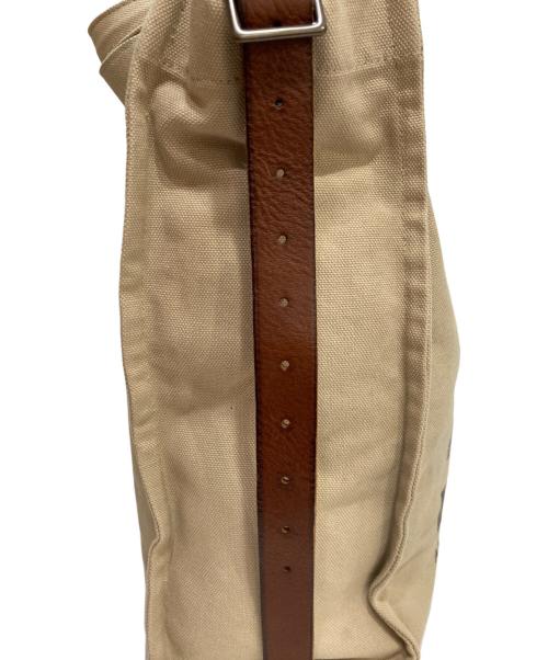 RRL（ダブルアールエル）RRL (ダブルアールエル) カーペンターキャンバストートバッグ ベージュ サイズ:35cm×36cm×14cmの古着・服飾アイテム