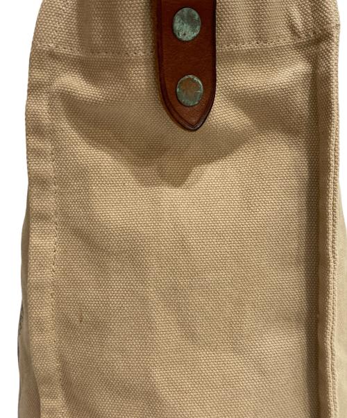 RRL（ダブルアールエル）RRL (ダブルアールエル) カーペンターキャンバストートバッグ ベージュ サイズ:35cm×36cm×14cmの古着・服飾アイテム