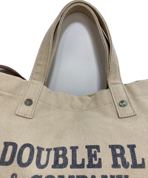RRL（ダブルアールエル）RRL (ダブルアールエル) カーペンターキャンバストートバッグ ベージュ サイズ:35cm×36cm×14cmの古着・服飾アイテム
