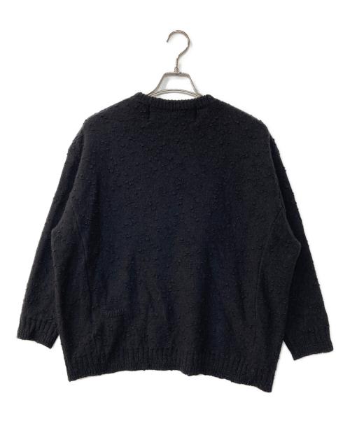 Dulcamara（ドゥルカマラ）Dulcamara (ドゥルカマラ) ラージノットニット　ネップウールニット ブラックの古着・服飾アイテム