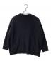 Dulcamara (ドゥルカマラ) ラージノットニット　ネップウールニット ブラック：8000円
